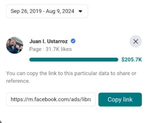 juan ustarroz dolares facedbook