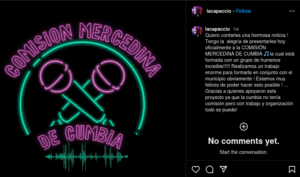 comision mercedina cumbia capaccio