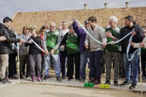 inauguran cancha tejo mercedes