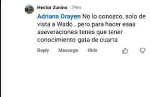 hector zunino insulta a vecina