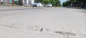 obra peligrosa asfalto