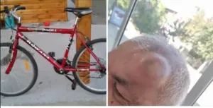 botellazo robo bicicleta
