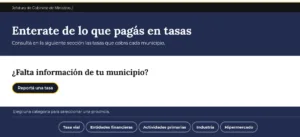 tasas municipales gobierno