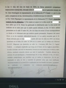 acuerdo judicial