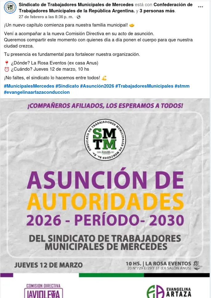 convocatoria sindicato