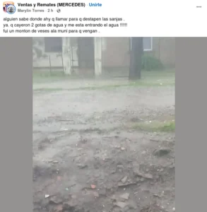 lluvia anegamientos